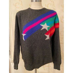 Ladies Size 3 Jumper 1234 100% Cashmere Star Sweater